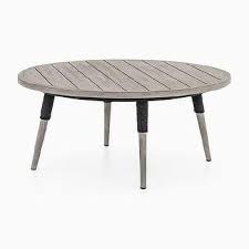 Porto Round Gray Rope Outdoor Coffee Table