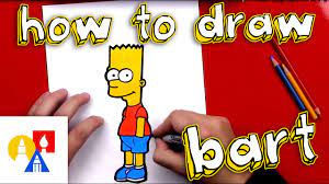 how to draw bart simpson you