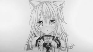 Anime drawings are mainly used in japanese comics or better known as manga. How To Draw Anime Neko Girl Anime Drawing Tutorial For Beginners Youtube
