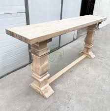 Trestle Pedestal Dining Table