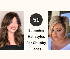 slimming hairstyles for chubby faces