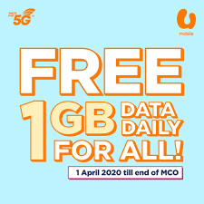 Can customers use tethering/mobile hotspot on their 5g phone and share their 5g with other devices? Mco U Mobile Offers Free 1gb High Speed Data Daily Here S How To Get It