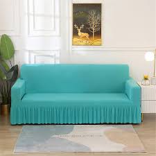 Solid Elegant Stretch Sofa Cover