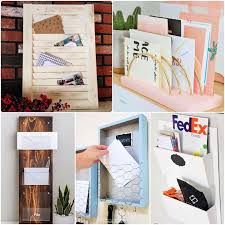 25 Easy Diy Mail Organizer Ideas To