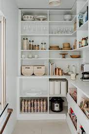 stylish pantry shelving to keep things