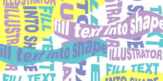 fill a shape with text in adobe ilrator
