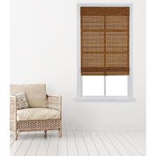 Carbonized Bamboo Roman Shade