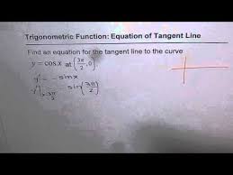 24 Equation Of Tangent Line With