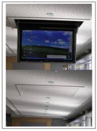 flatlift slimline ceiling tv lift for