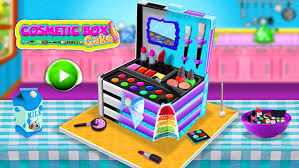 cosmetic box cake game make edible