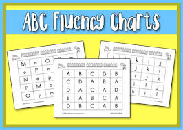 Alphabet Fluency Charts