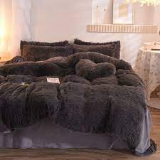 Fluffy Bedding Set Twin Queen Duvet