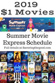 We won't be able to verify your ticket today, but it's great to know for the future. 2019 Regal Cinemas Summer Movie Express Schedule Savoring The Good