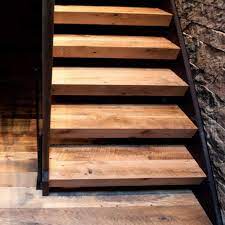 Thick Solid Stair Treads Reclaimed Wood