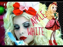 ever after high apple white makeup