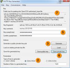 manually generating your ssh key in windows