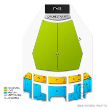 Julie Rogers Theatre 2019 Seating Chart