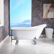 Acrylic Slipper Clawfoot Bath Tub