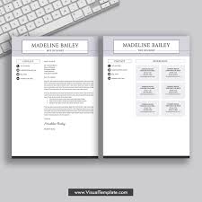 2019 Simple And Modern Resume Word Cv Template Mac And Pc Cover