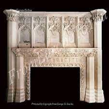 monumental hand carved gothic limestone