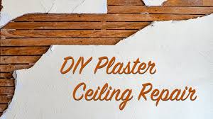 diy plaster ceiling repair you