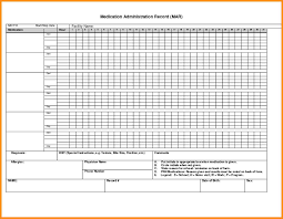 Medication Administration Record Template Word