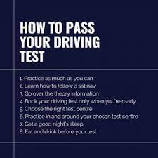 driving test tips how to p your