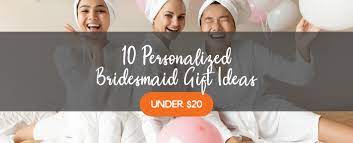 personalized bridesmaid gift ideas you