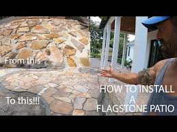 How To Install A Flagstone Patio Back