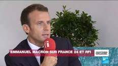 Entretien EXCLUSIF avec le président Emmanuel Macron sur France 24 et RFI