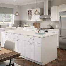 Our base kitchen cabinets are defined by a matte white finish and a shaker style that makes it adaptable to any style of kitchen decor, from country to contemporary. Hampton Bay Princeton Shaker Ready To Assemble 36x34 5x36 In Corner Sink Base Cabinet In Warm White Cbs36 Pww The Home Depot