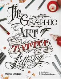 graphic art of tattoo lettering a