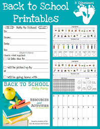 Back To School Printables 3 Dinosaurs