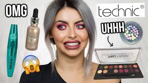 testing technic makeup full face