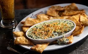 parmesan crusted spinach dip lunch