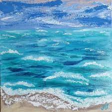 sea painting seascape original acrylic