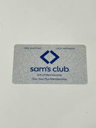 year membership gift card