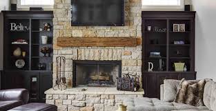Wood Fireplace Mantel Installation