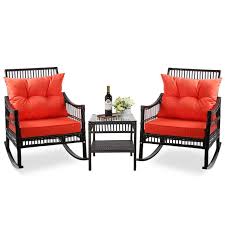 Outdoor Wicker Rocking Chairs