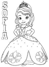 View and print full size. Beautiful Sofia Coloring Page Free Printable Coloring Pages For Kids