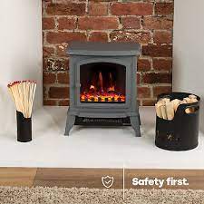 Electric Fireplace Fire Wood Flame