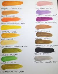 Tim Holtz Color Chart Tutorials Techniques Distressed