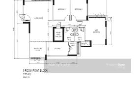 5 room bto layout