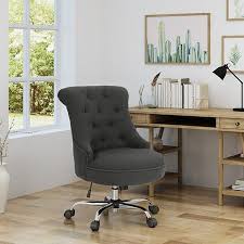 Desk chairs can be covered in threaded mesh or tight fabrics with cushioning that make them comfortable to sit in. Buy Tyesha Home Office Fabric Desk Chair By Gdfstudio On Dot Bo