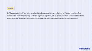 Rational Algebraic Equations
