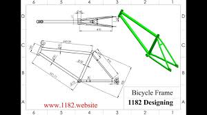 design bicycle frame in solidworks