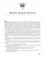 ropes2 haste makes waste pdf course