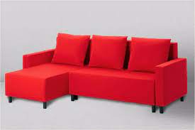 ikea lugnvik sofa bed with chaise red