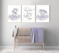 Baby Room Nursery Wall Art Elephant