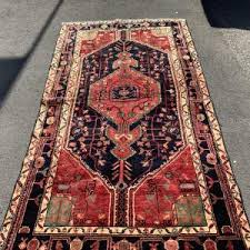 hand knotted turkish red large carpet